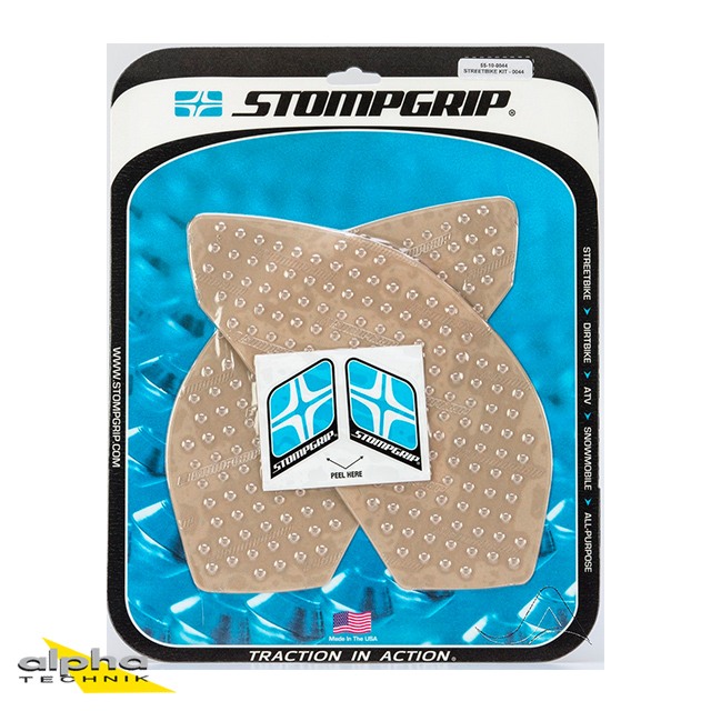 Stompgrip transparente, Volcano, para Kawasaki, ER6f, ER6n, Ninja 650, 2012-2016