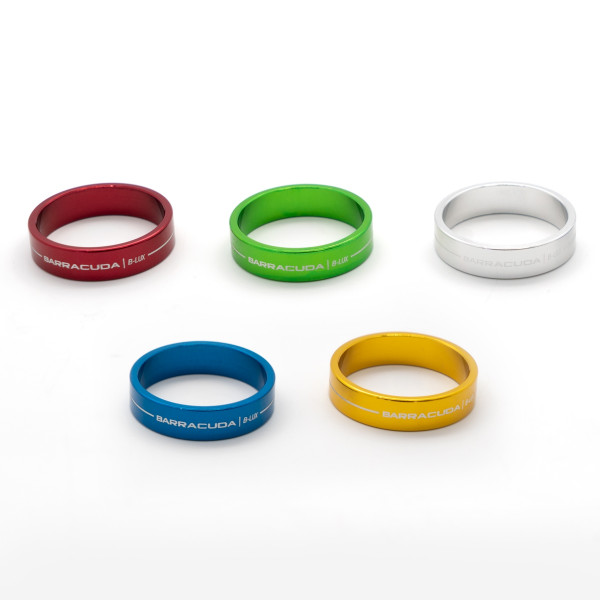 Barracuda anillo insertable universal para espejos de manillarextremo de manillar azul