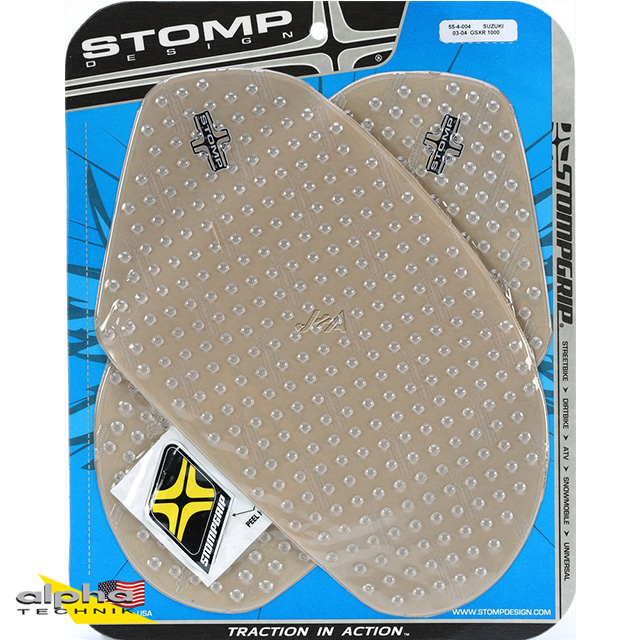Stompgrip transparente, Volcano, para Suzuki GSX-R 1000, 2005-2006