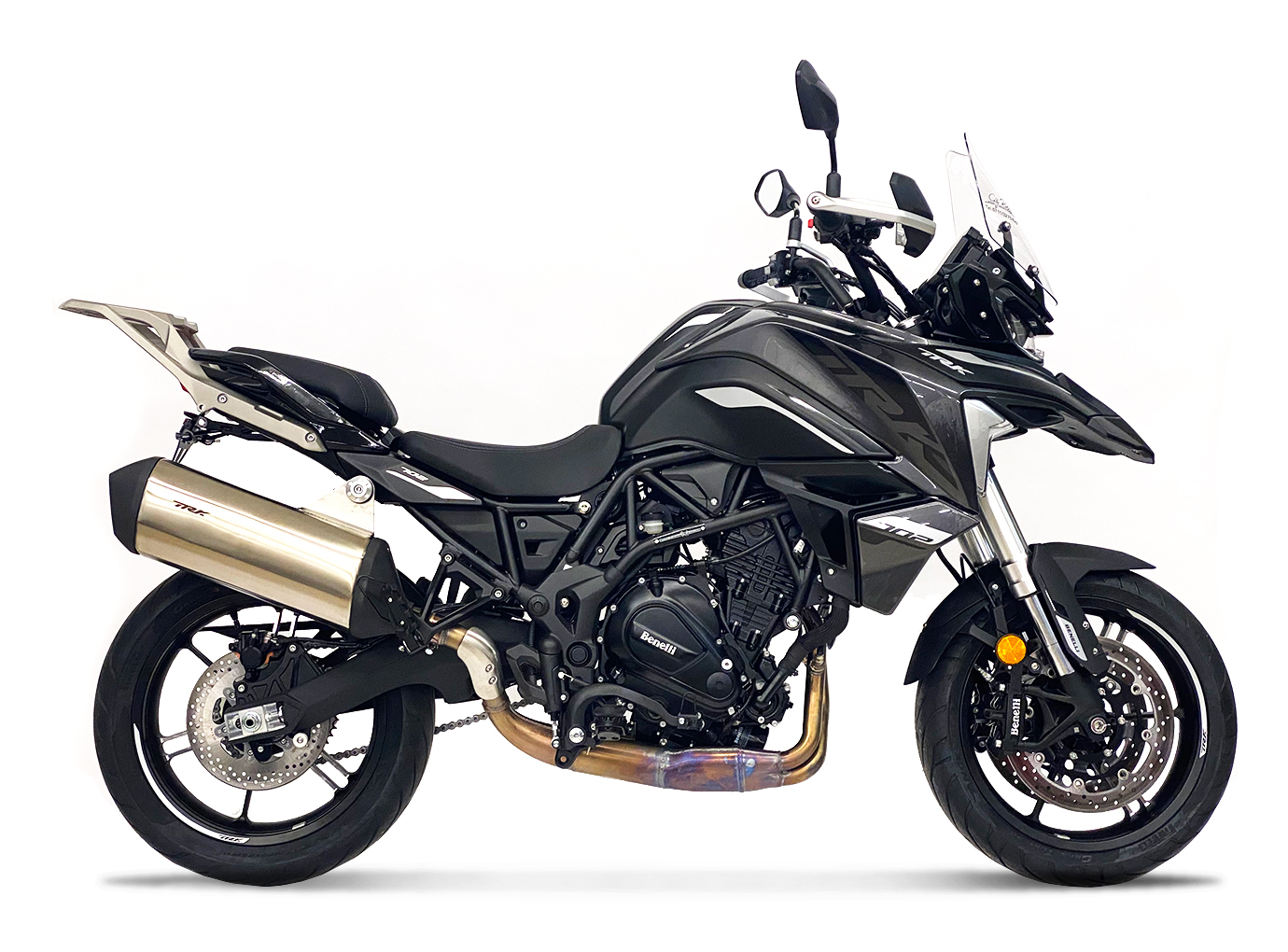 Soporte de matrícula alpha Technik para Benelli TRK 702 / TRK 702X, Tipo PA8, Año del modelo 2023-