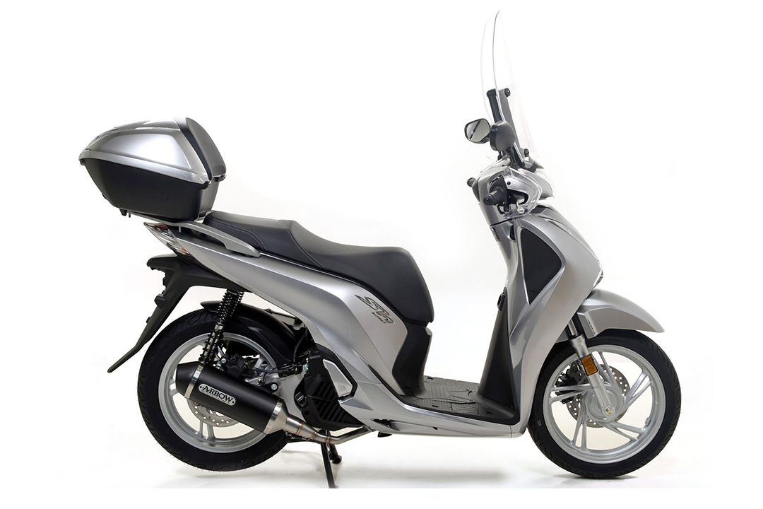 ARROW Escape DARK URBAN para Honda SH125i / SH150i a partir del año de modelo 2012-
