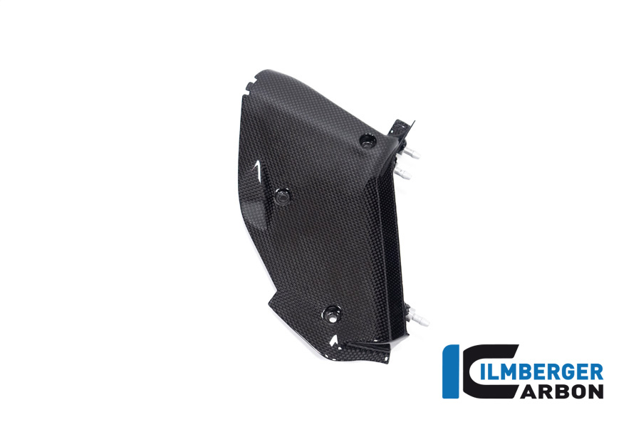 Carenado de entrada de conducto de aire de carbono Ilmberger lado izquierdo, brillante, Ducati Diavel V4 , 2023-