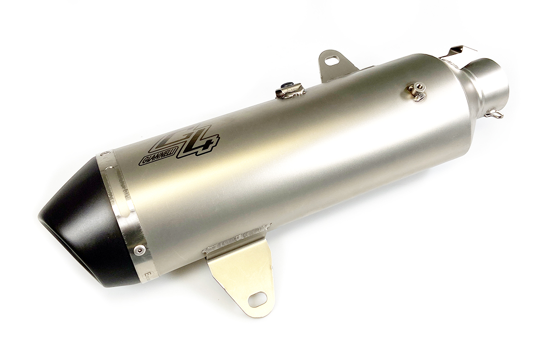 GIANNELLI sistema de escape G4.0 para Yamaha X-Max 300 año del modelo 2017-20, sin catalizador