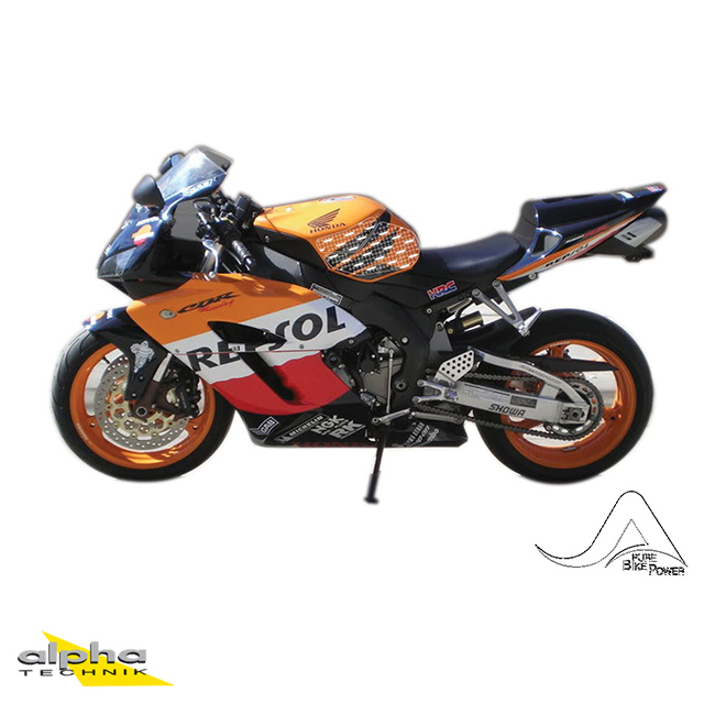 Stompgrip negro, Volcano, para Honda CBR1000RR, 2004-2007