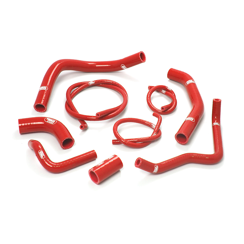 Kit de mangueras de silicona SAMCO SPORT rojo para Kawasaki Z1000 año de modelo 2010-2013