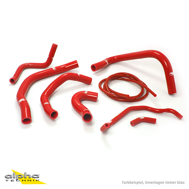 Kit de mangueras de silicona SAMCO SPORT rojo para Honda CBR900RR año de modelo 1998-1999