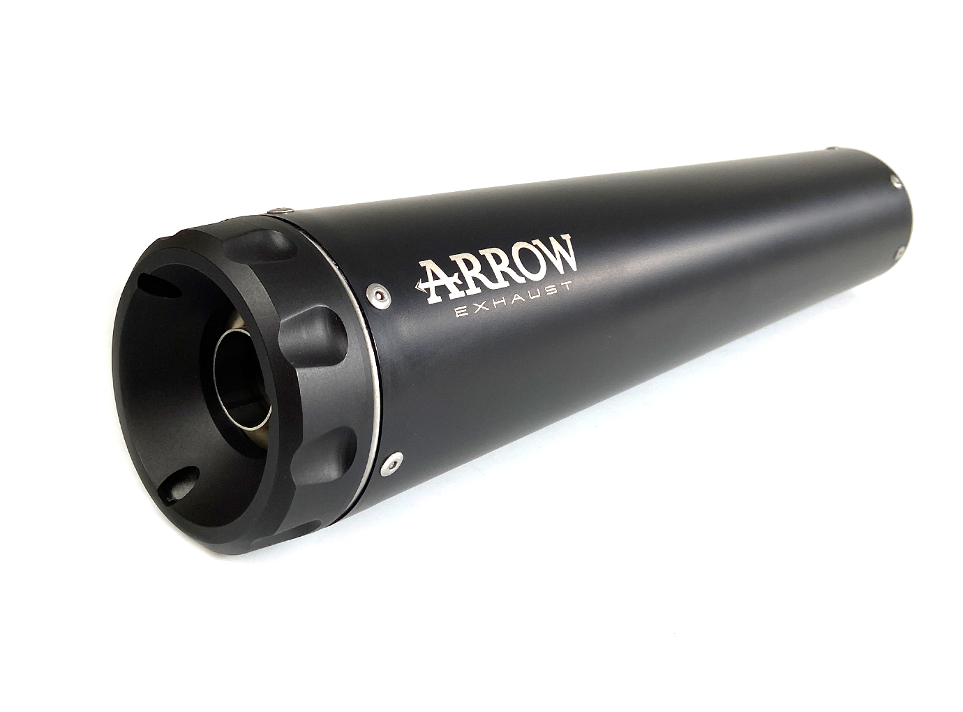 Escape ARROW DARK REBEL para Kawasaki Vulcan S 650 2017-2020, acero inoxidable negro (Solo con colector ARROW)