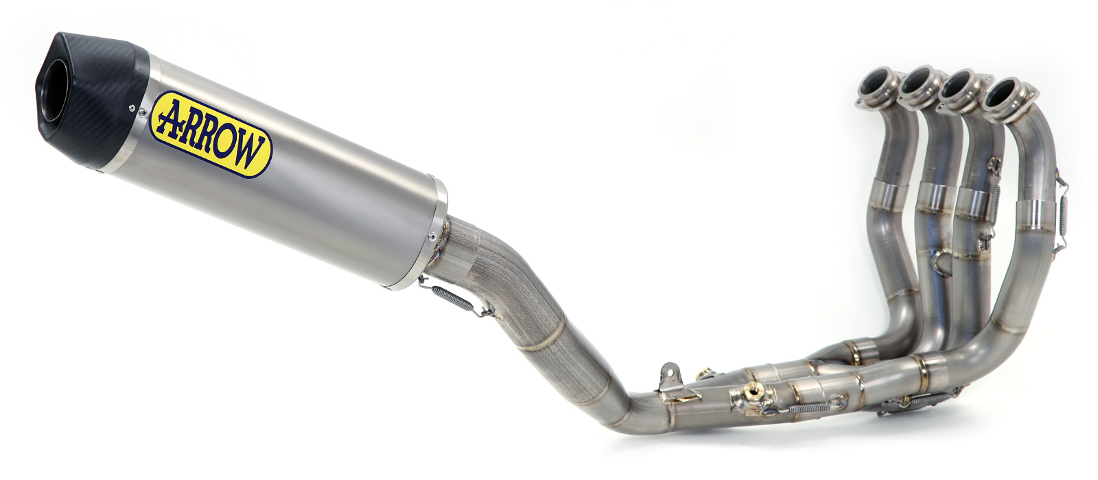 Sistema de escape completo ARROW COMPETITION HALF SYSTEM para Kawasaki ZX-10RR 2017-, Acero inoxidable