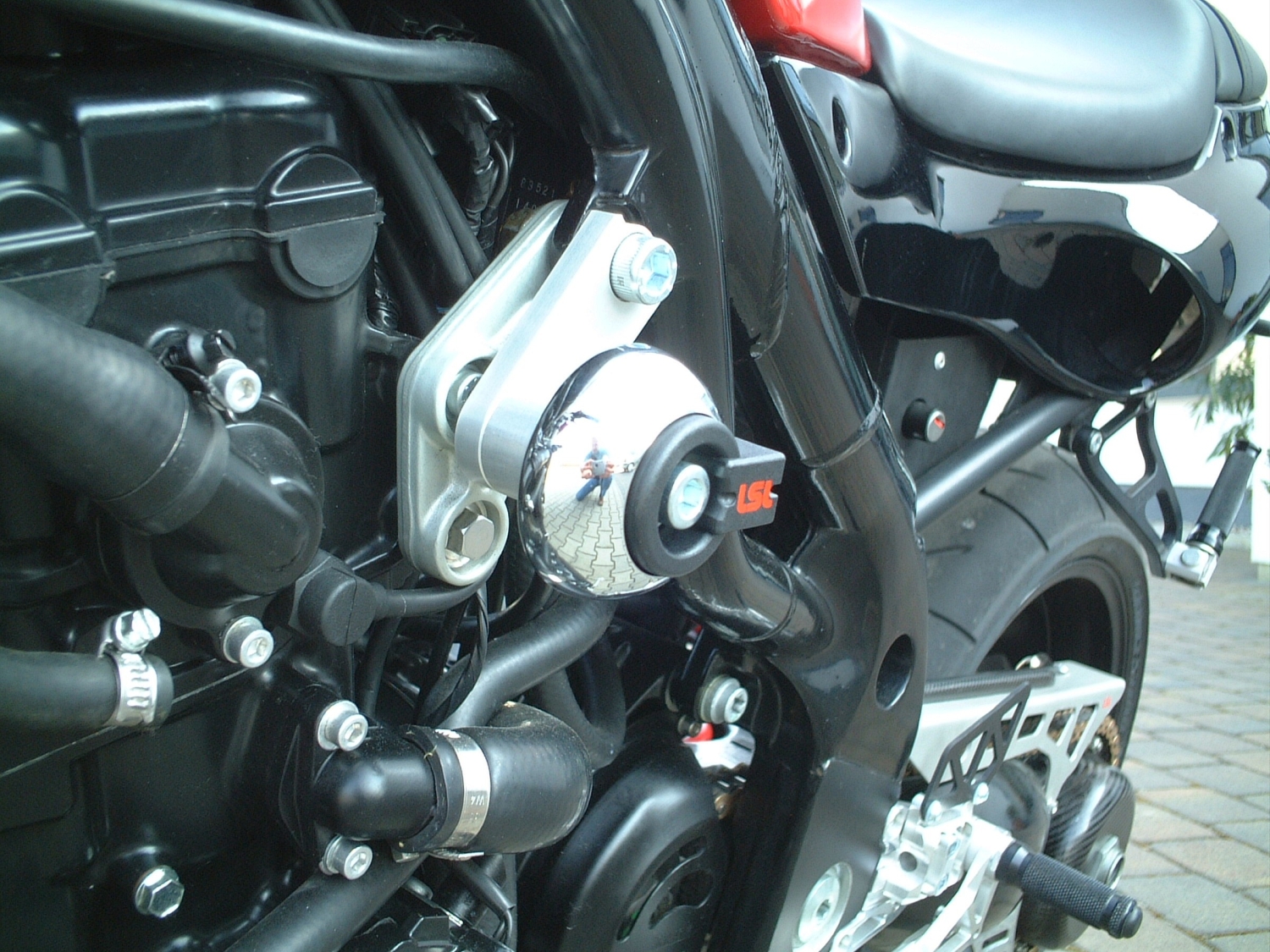 Kit de montaje LSL Crash Pad para Triumph Speed Triple, 1997-2004