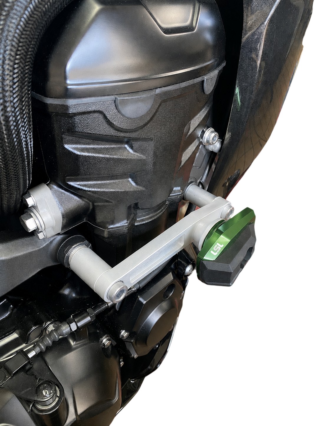 Kit de montaje de protectores de motor LSL para Kawasaki Z1000 ABS, 2010-