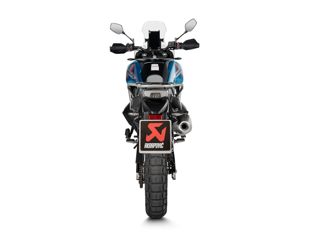 Línea Slip-On Akrapovic (Titanio) para CFMOTO 800MT-X, 2025-