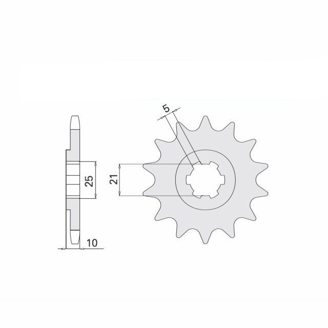 Kit de cadena DID con cadena 520VX3, color estándar, para Cagiva T4 350E, año del modelo 1987-1991 y T4 350R, año del modelo 1987-1991