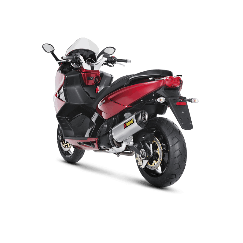 Silenciador Akrapovic Slip-On Line (SS) para Aprilia SRV 850 años 2012-2016 y para Gilera GP 800 años 2008-2015