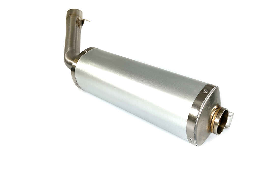 ARROW Escape THUNDER para Aprilia RS4 125 2017-, Aluminio (Solo con tubo intermedio ARROW)