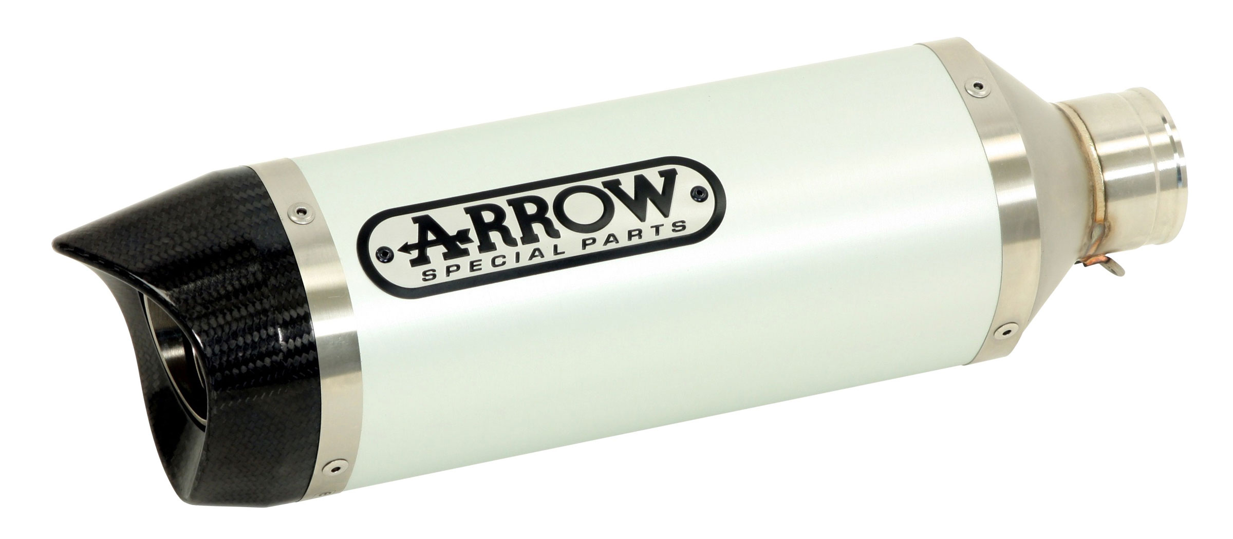 Escape ARROW STREET THUNDER para Honda CBR650F 2014-, Aluminio con Tapa Final de Carbono (Solo con Colector ARROW)