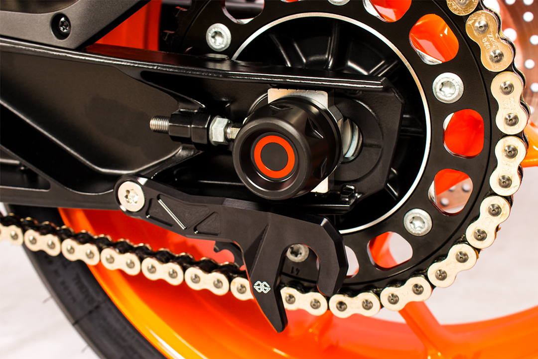 Protector de Eje Gilles GTA trasero para KTM 790 Duke a partir del año de modelo 2018-2021