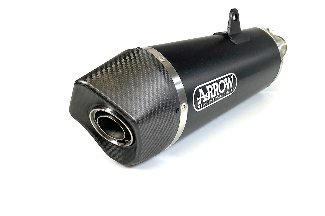 ARROW Escape RACE TECH para BMW R1200RT 2014-16 de aluminio, negro