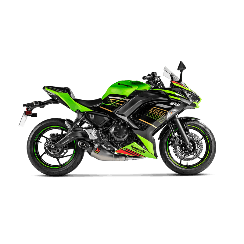 Akrapovic Racing Line (Titanio) sistema de escape para Kawasaki Ninja 650 / Z650 2017-2021, Versys 650 2015-2020