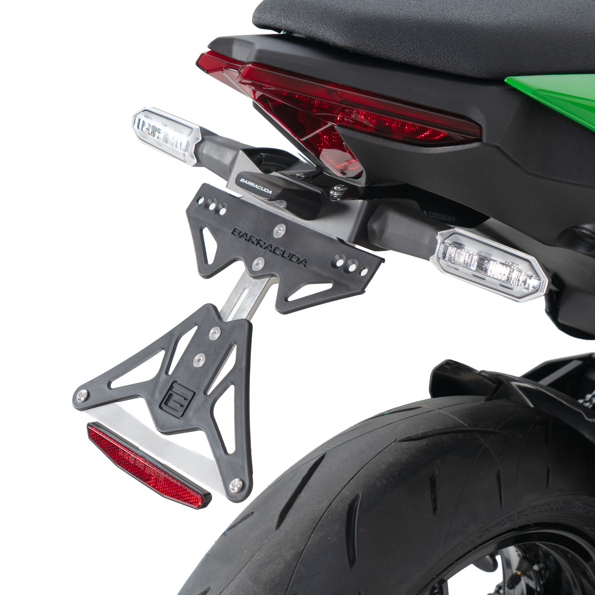 Barracuda Kennzeichenhalter für Kawasaki Z650 S 2026- für Originalblinker