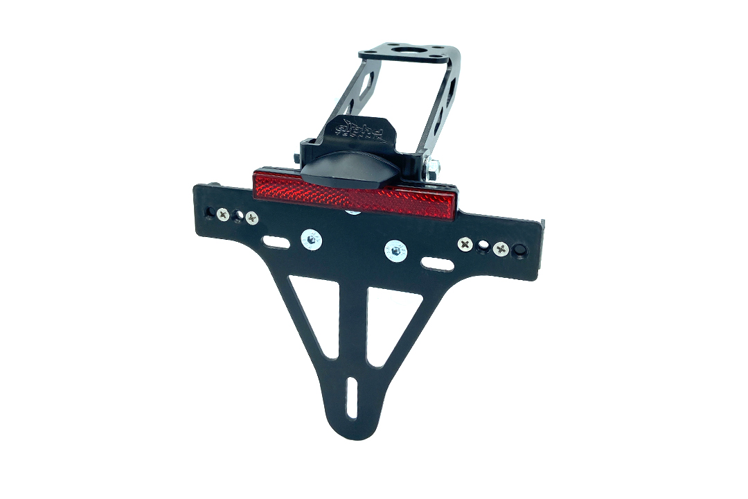 Soporte de matrícula alpha Technik para Kawasaki Ninja ZX4-R / ZX-4RR, año de modelo 2024-