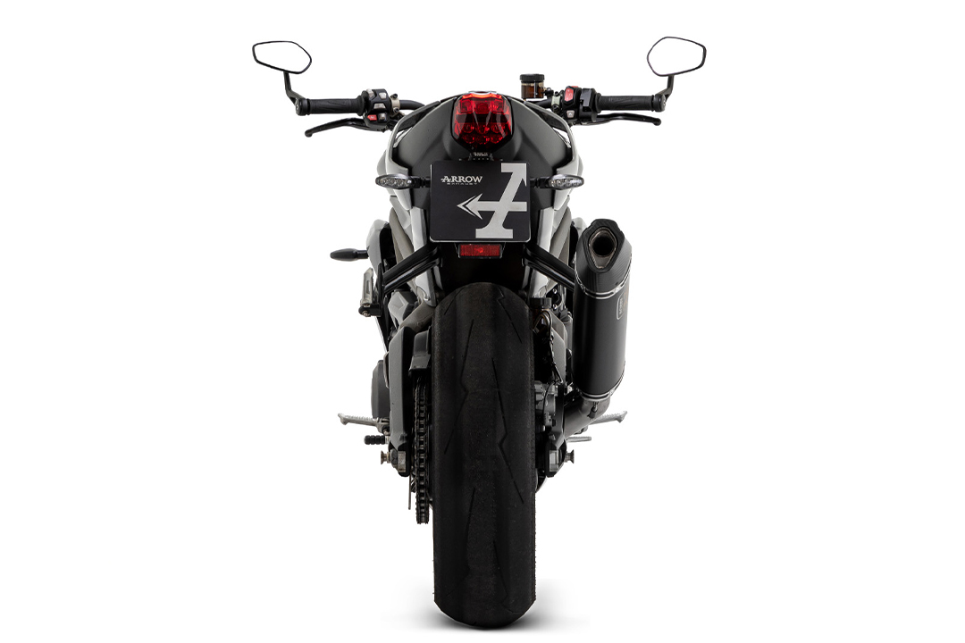 ARROW VELOCE DARK Slip-On Titanio para Triumph Street Triple 2020-