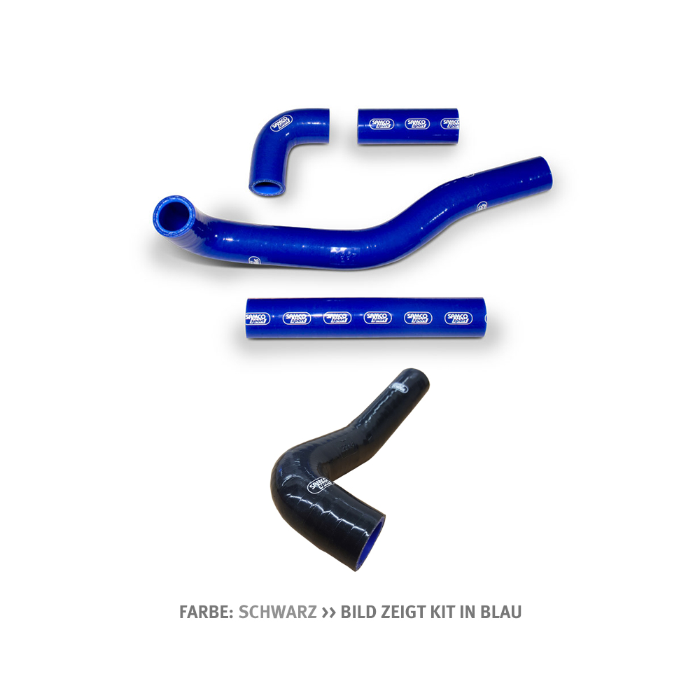 SAMCO SPORT Kit de mangueras de silicona negro para Kawasaki KX500 Año del modelo 1983-2004