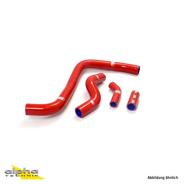SAMCO SPORT Kit de mangueras de silicona rojo para Honda VFR750F VFR700F 2 Año del modelo 1986-1989
