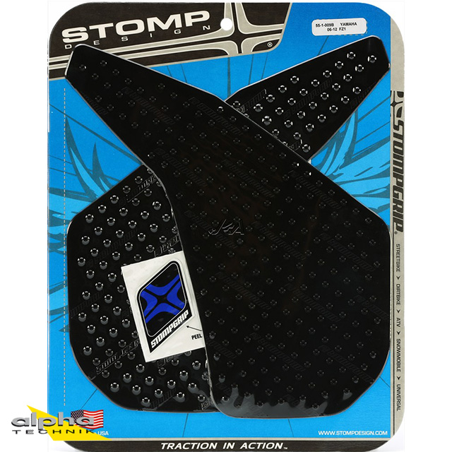 Stompgrip negro, Volcano, para Yamaha FZ1, 2006-2015
