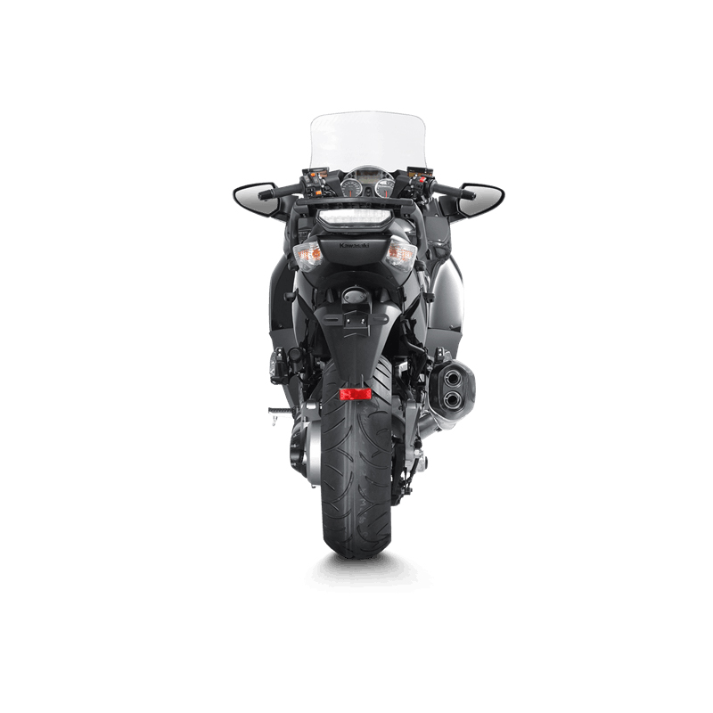 Silenciador Akrapovic Slip-On Line (Titanio) para Kawasaki 1400 GTR Modelos 2008-2017