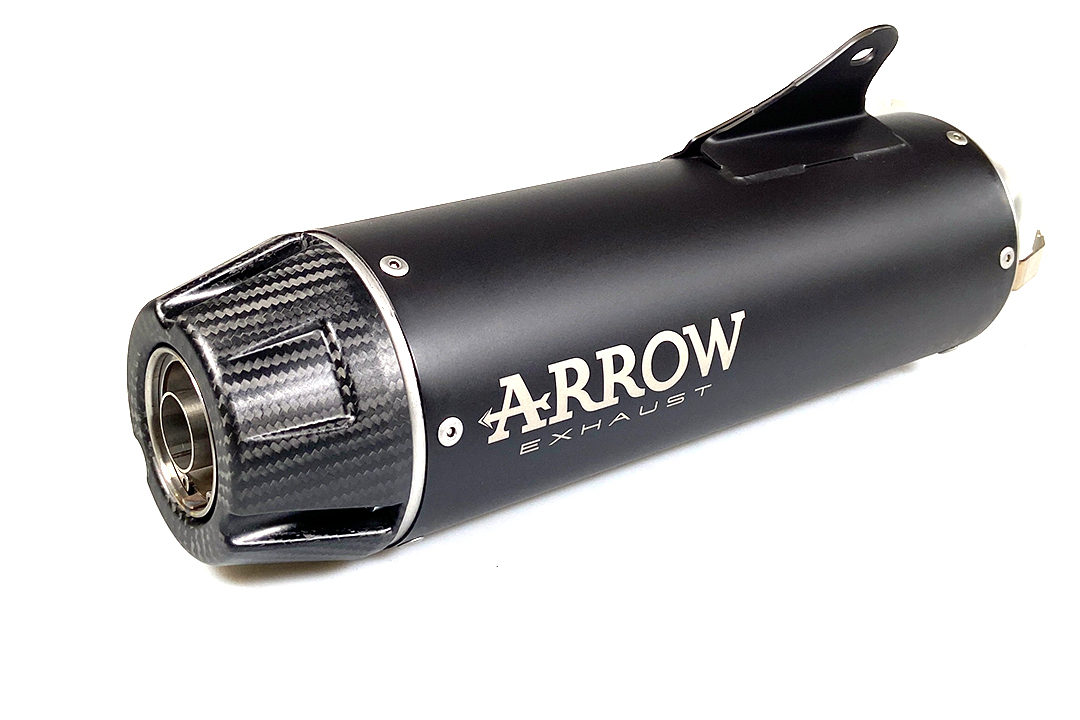 ARROW Escape REBEL DARK Slip-On con tapa de carbono para Honda CMX 1100 Rebel año de modelo 2021-