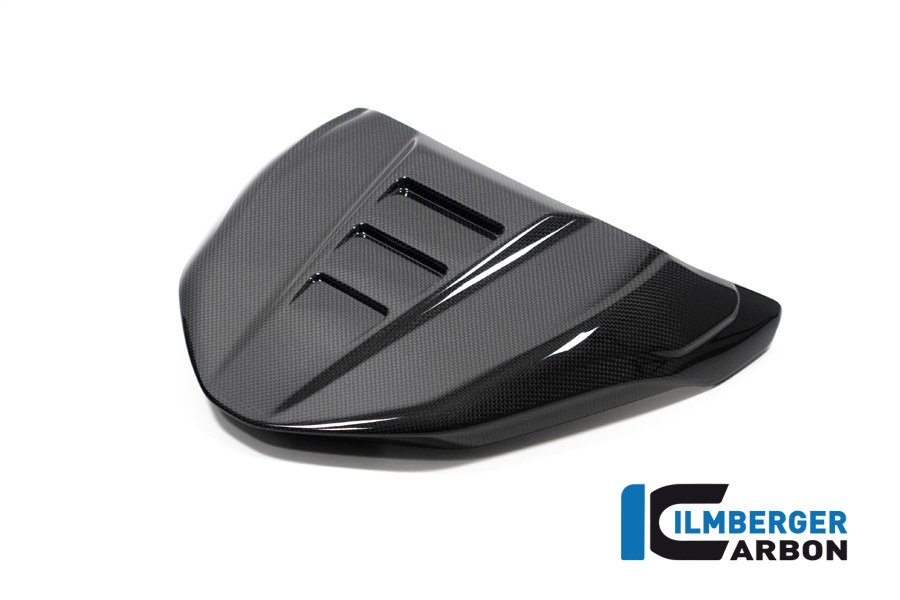 Cubierta de asiento de pasajero de carbono Ilmberger, brillante, Ducati Diavel V4, 2023-