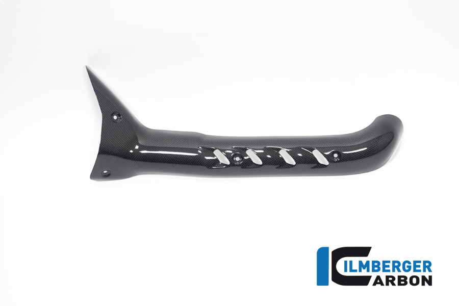 Ilmberger Protector térmico de escape de carbono en el colector para Ducati Diavel V4 2023-, brillante