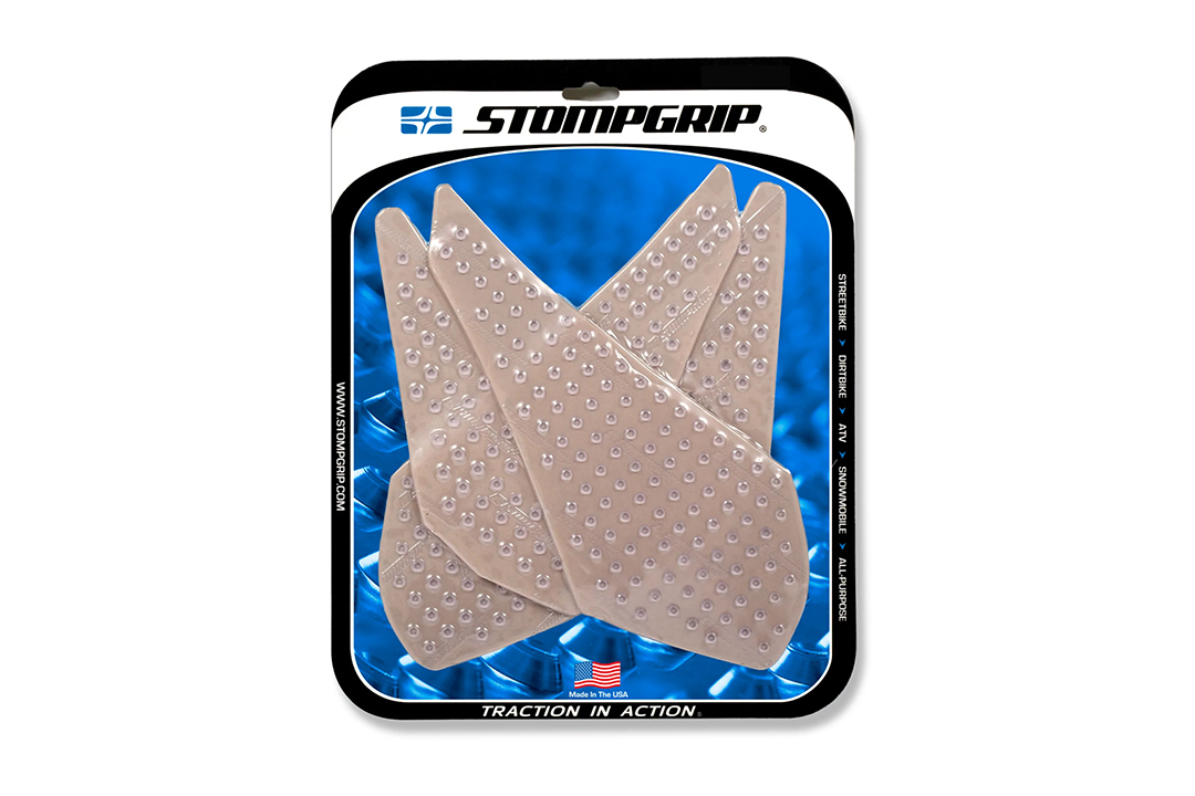 Stompgrip transparente, Volcano, para Yamaha YZF-R1, 2007-08