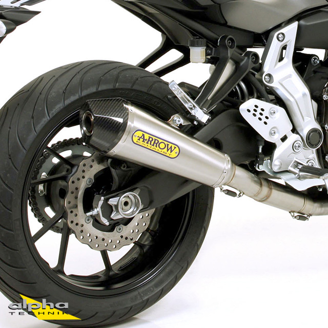 Escape ARROW X-KONE para Yamaha MT07 / Tracer 700 2014-2020, Acero inoxidable (Solo con colector ARROW)