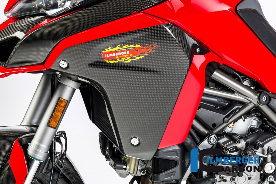 Ilmberger Carbon Panel lateral de carenado lado izquierdo brillante
