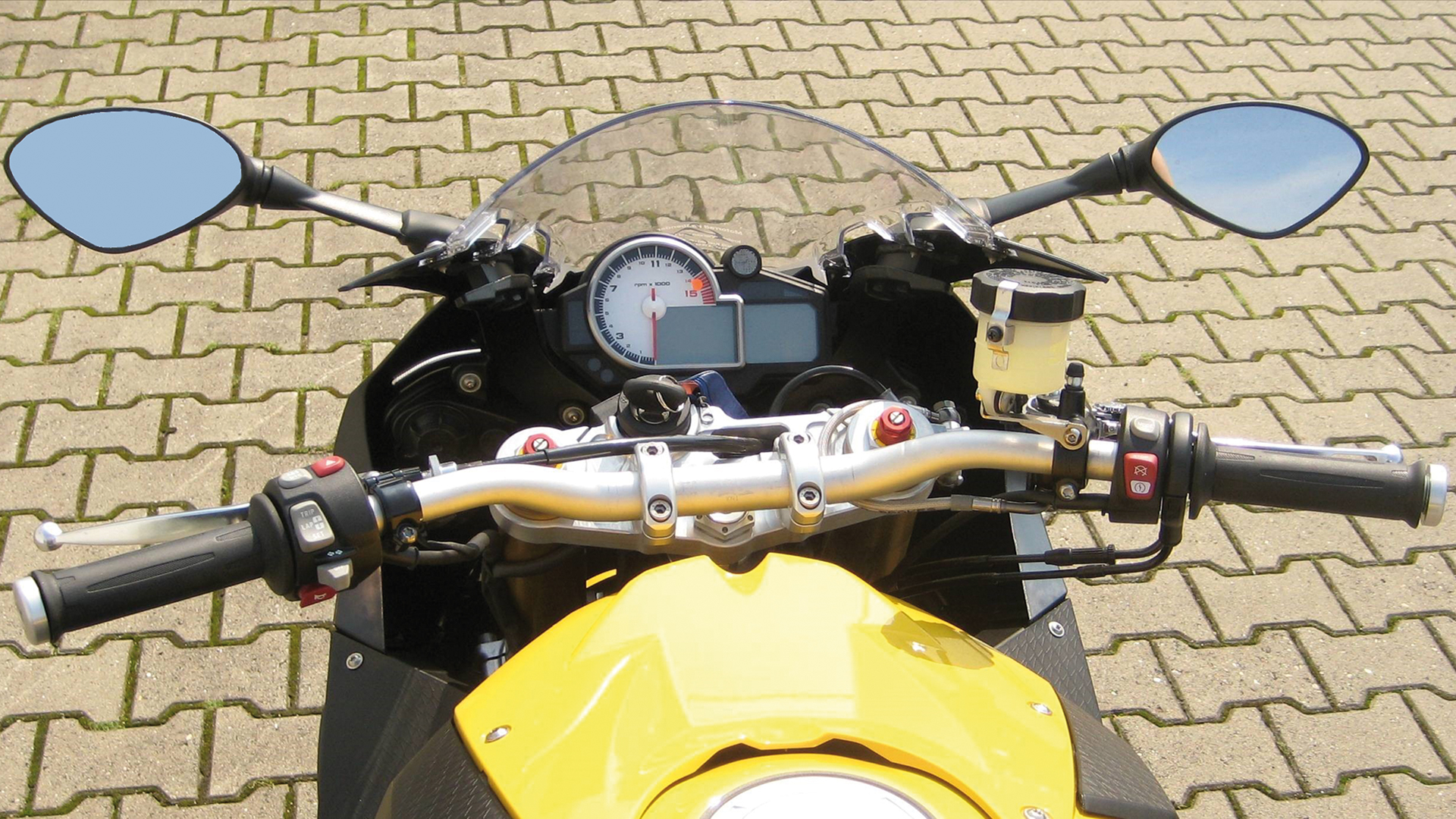 LSL tija para BMW S1000RR 2012-, negro