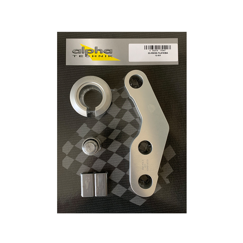 Kit de descenso alpha Technik 40mm para Yamaha Tracer 700; Tipo RM30, RM31, RM55, RM56, RM57, RM58; Año del modelo 2020-