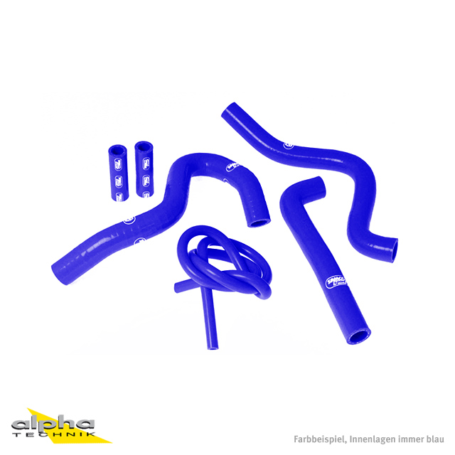 Kit de mangueras de silicona SAMCO SPORT azul para Kawasaki KX250 año de modelo 1994-1998