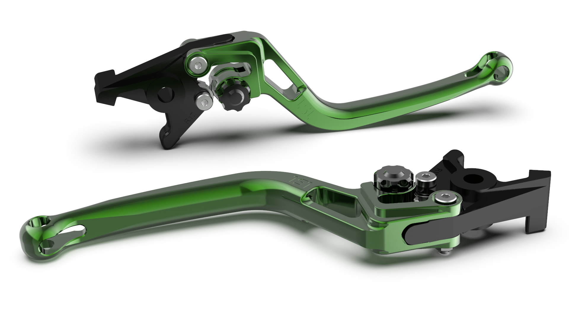 LSL maneta del embrague BOW L83R, verde/negro