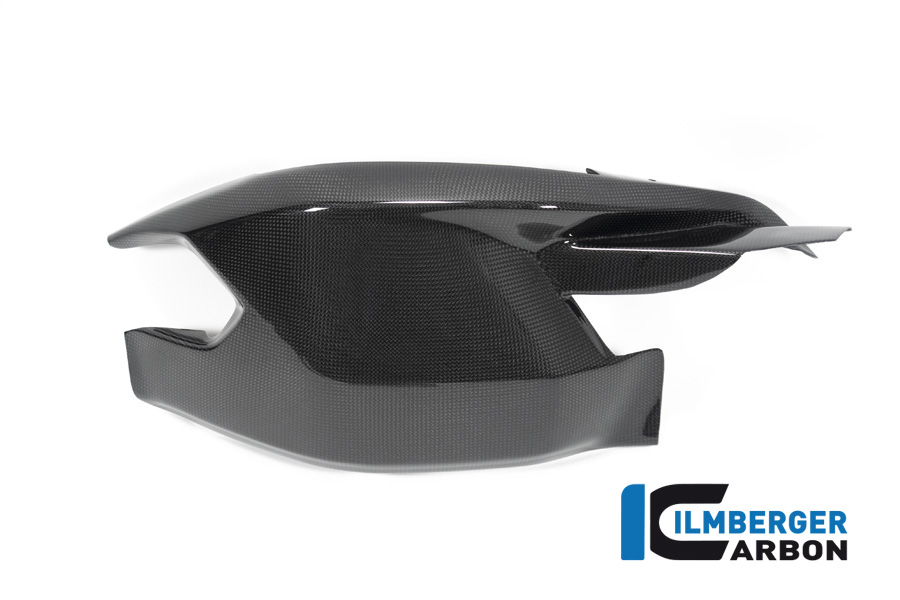Cubierta de basculante de carbono Ilmberger incl. cubrecadena, brillante, para Ducati Diavel 1260 a partir del año de modelo 2019-