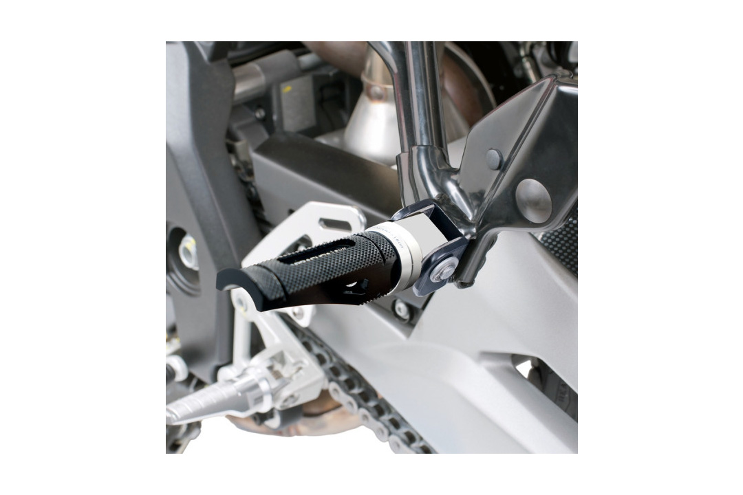 Barracuda reposapiésen KIT DE ESTRIBERAS negro