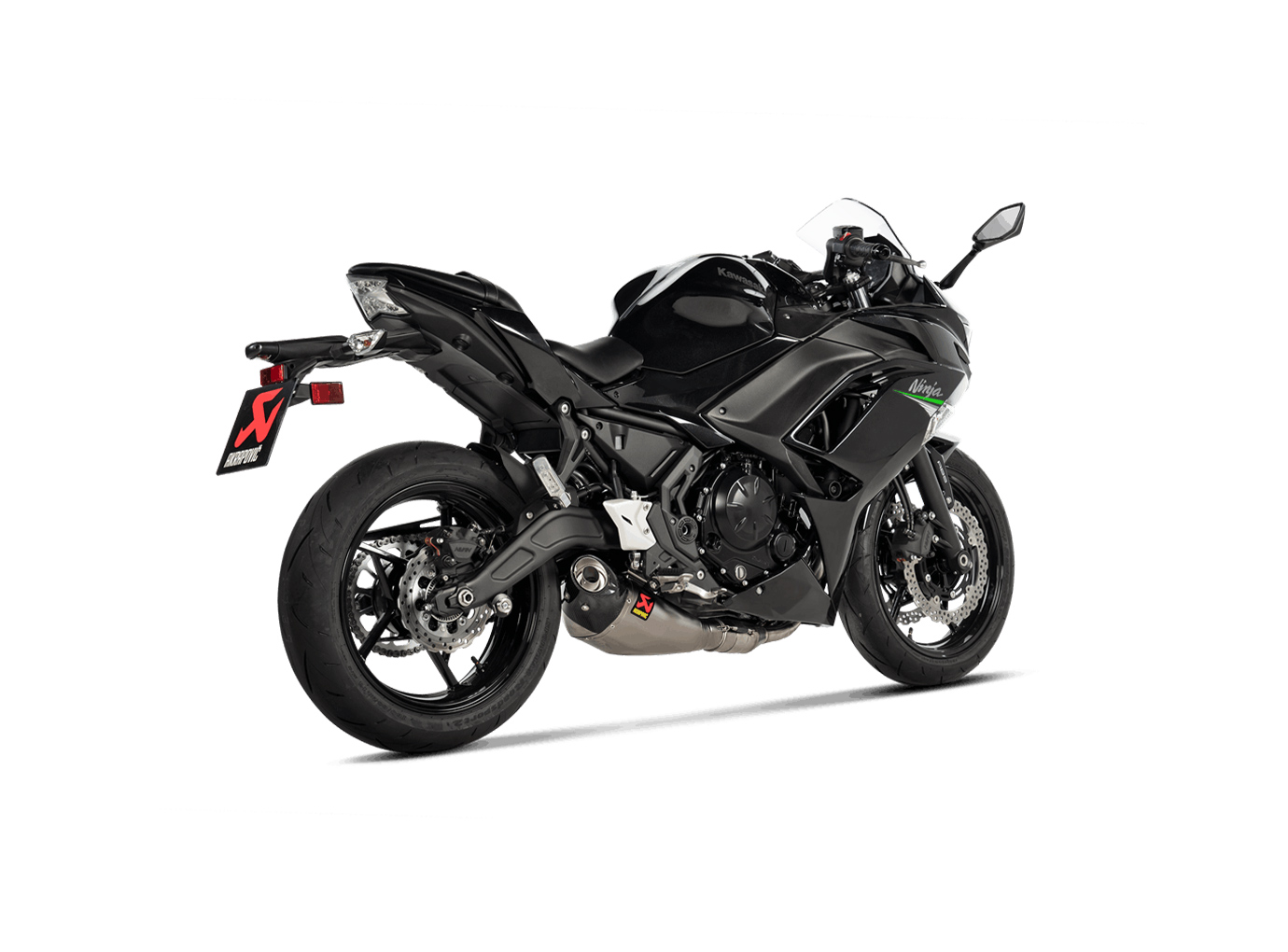 Akrapovic Racing Line (Titanium) sistema de escape para Kawasaki Ninja 650 / Z650 a partir del año de modelo 2023-2025