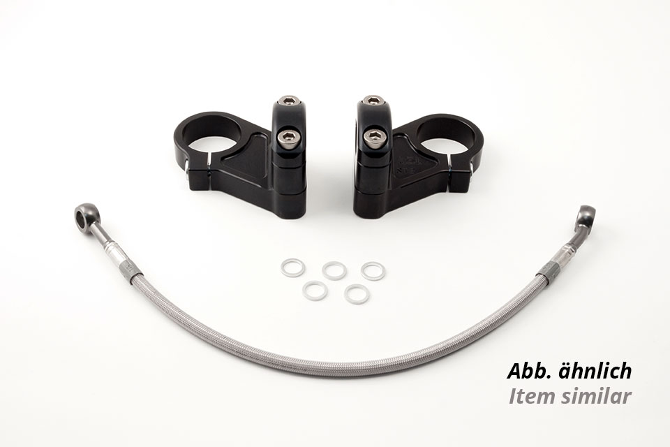 Kit Superbike LSL con certificado de piezas para Honda CBR600F, Tipo PC19/PC23, 1986-1990, VFR750F, Tipo RC24, 1986-1987, negro, (Tipo S)