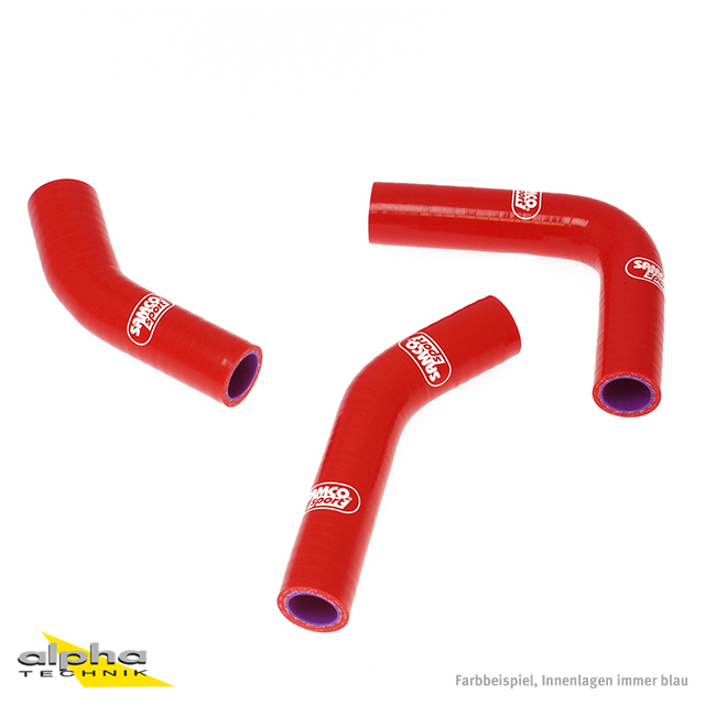 Kit de mangueras de silicona SAMCO SPORT rojo para Yamaha RD250LC RD350LC años de modelo 1980-1985