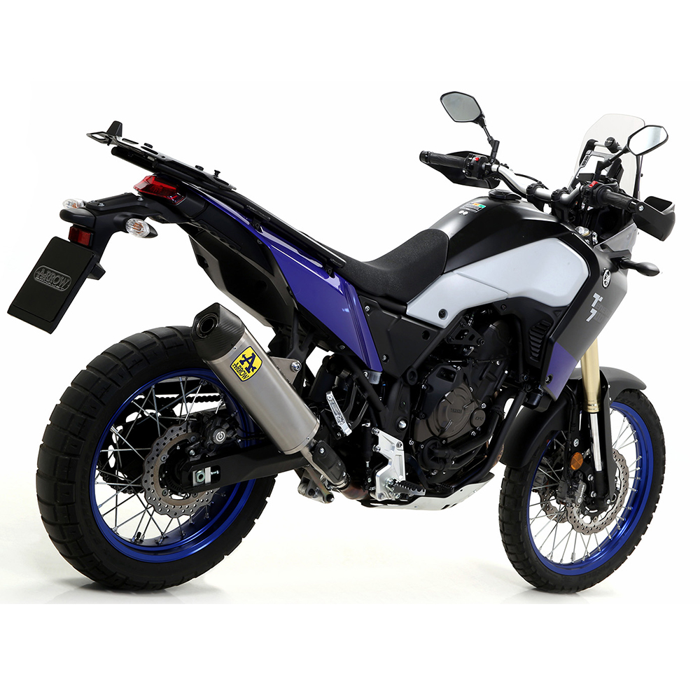 Escape ARROW INDY RACE con carcasa de titanio y tapa de carbono para Yamaha Tenere 700 a partir del año de modelo 2019