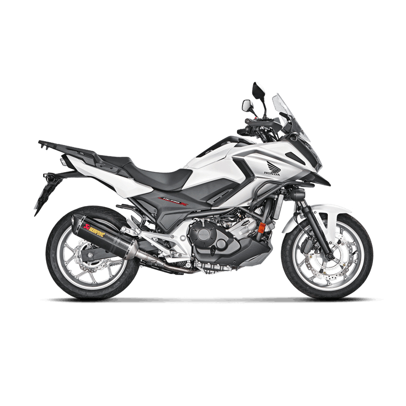 Sistema de escape Akrapovic Slip-On Line (Carbon) para Honda Integra año modelo 2012-2020, NC700/750S 2012-, NC700/750X 2012-2020