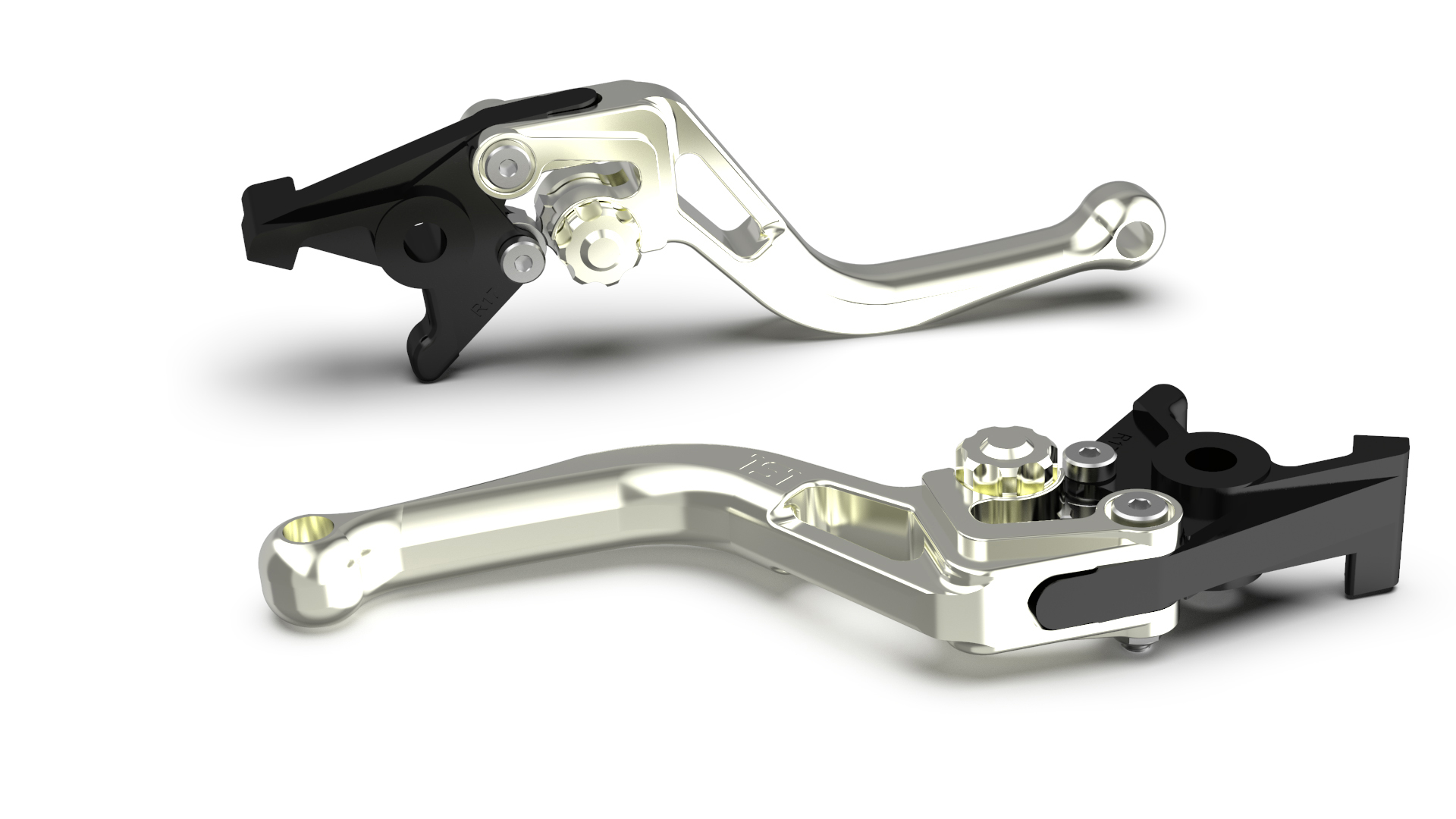 LSL maneta del embrague BOW L83R, corto, plata/plata