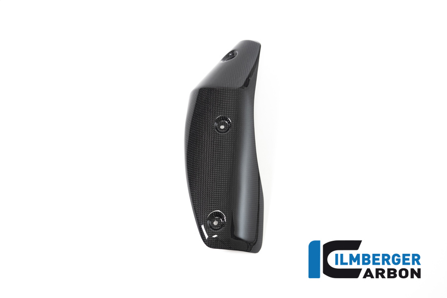 Protector térmico de escape de carbono Ilmberger lado izquierdo brillante