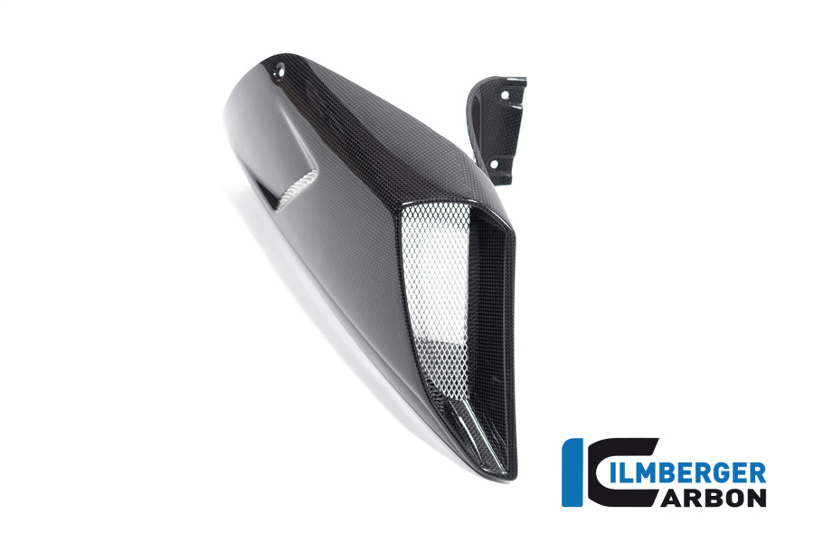 Carenado del conducto de admisión de aire de carbono Ilmberger lado derecho, brillante Ducati Diavel 1260, 2019-