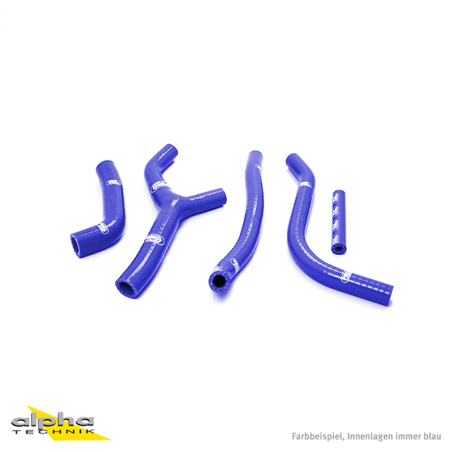 SAMCO SPORT Kit de mangueras de silicona azul para Honda CR125RD Año del modelo 1982-1983